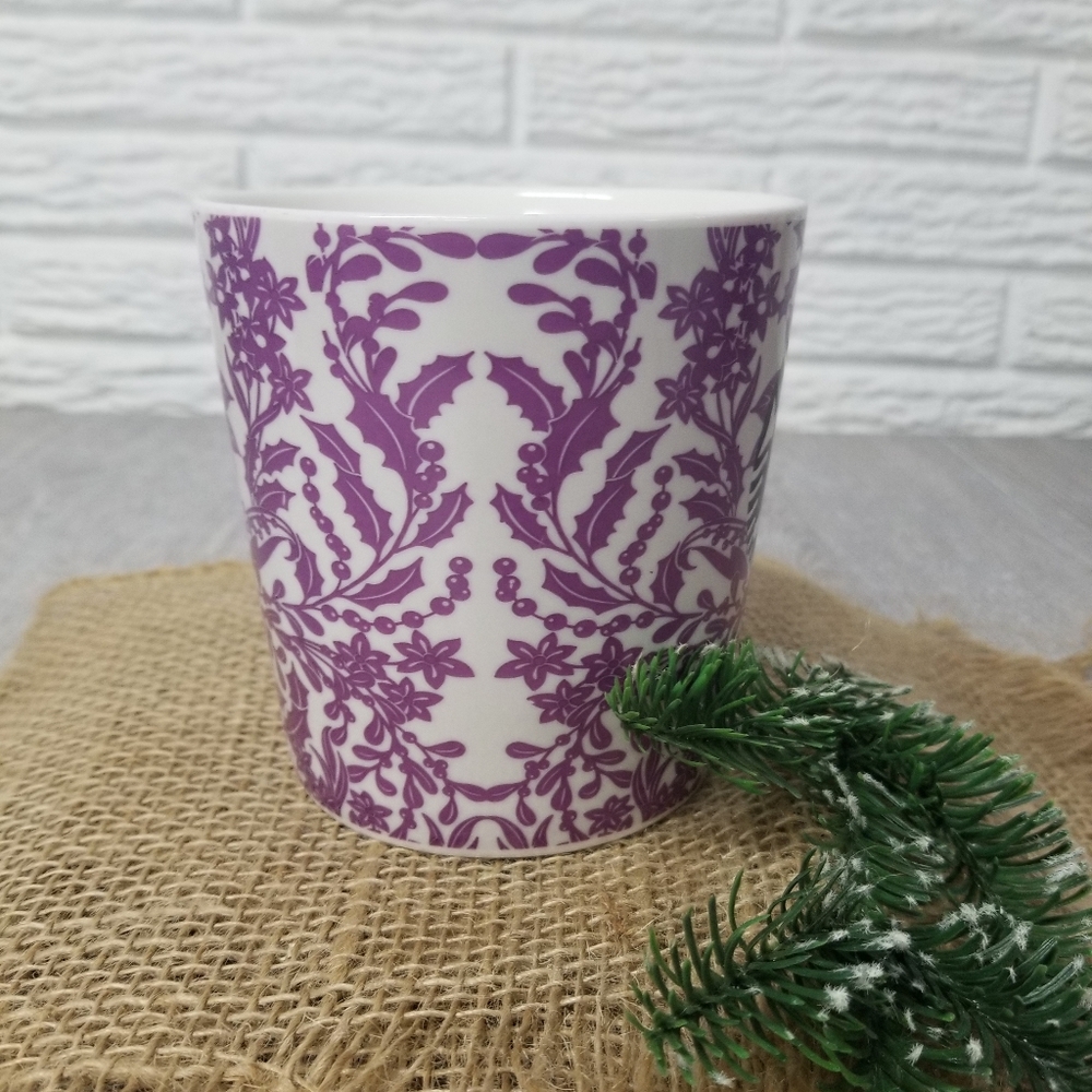 Purple Poinsettia Starbucks Mug - Picture 3 of 7